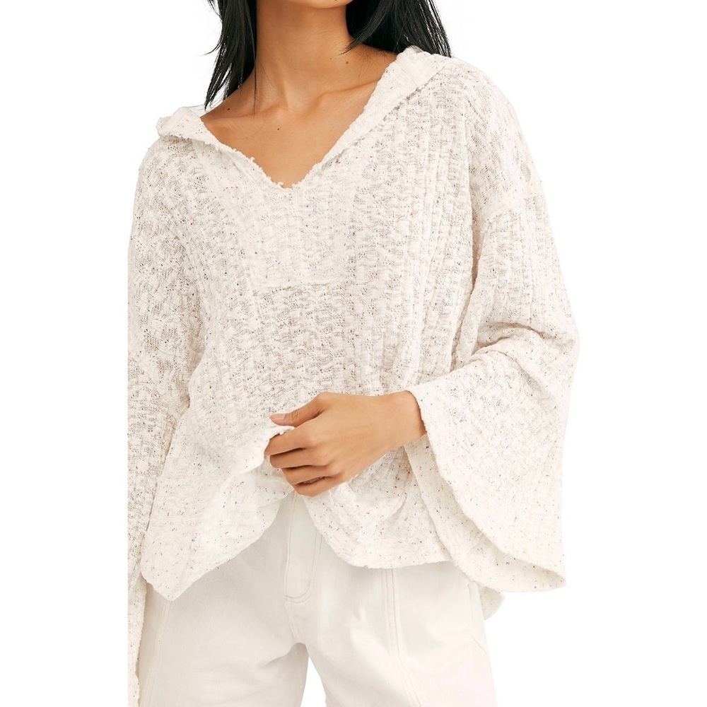 Free People Ivory Knit Sweater